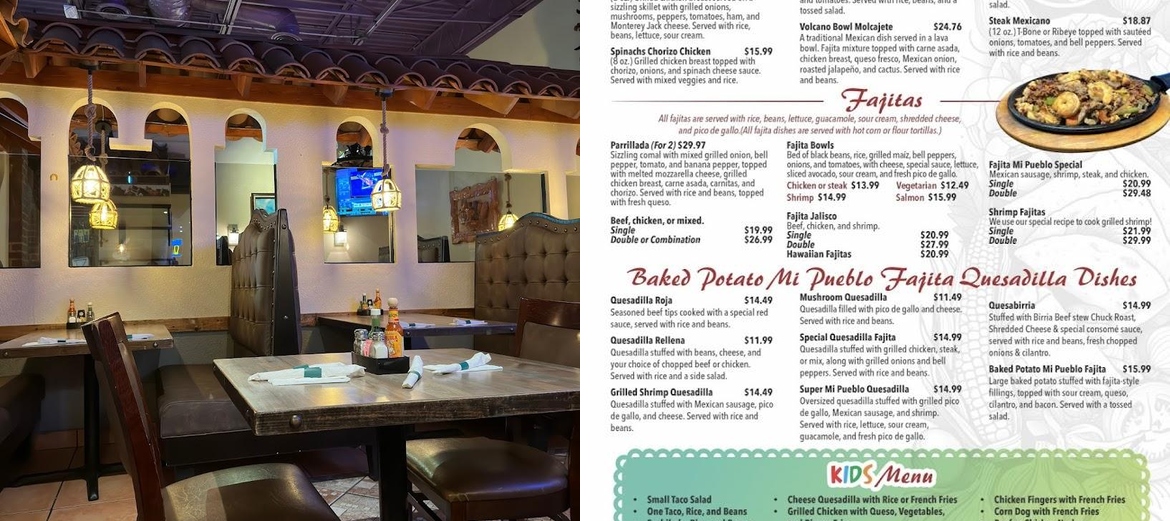 Mi Pueblo Batesville Menu