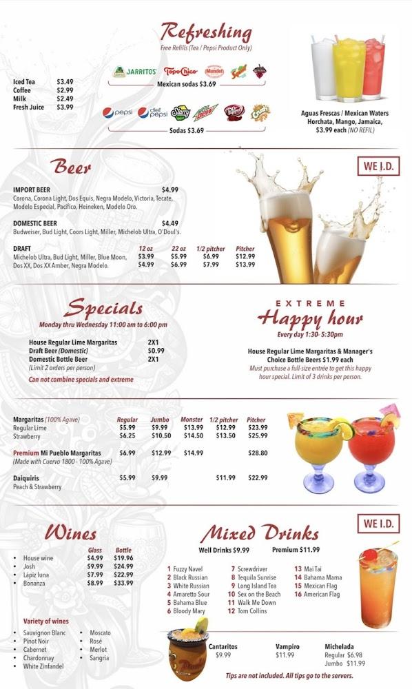Mi Pueblo Batesville Menu image 4